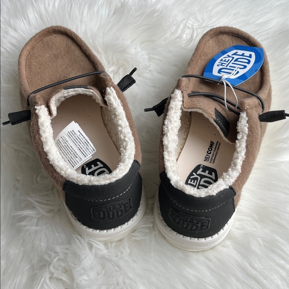🆕 Hey Dude Wally Warmth Mens Slip-on Size 8 Casual Brown - Picture 5 of 11